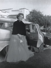 A Picture of Wesla in her Prom Dress